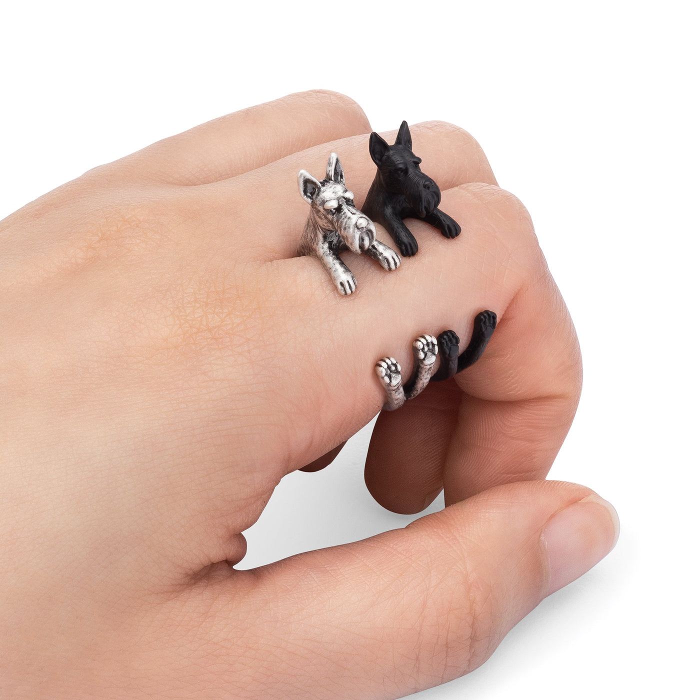 Scottish Terrier Wrap Ring