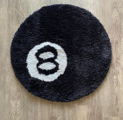 8 Ball Rug - Stussy Black