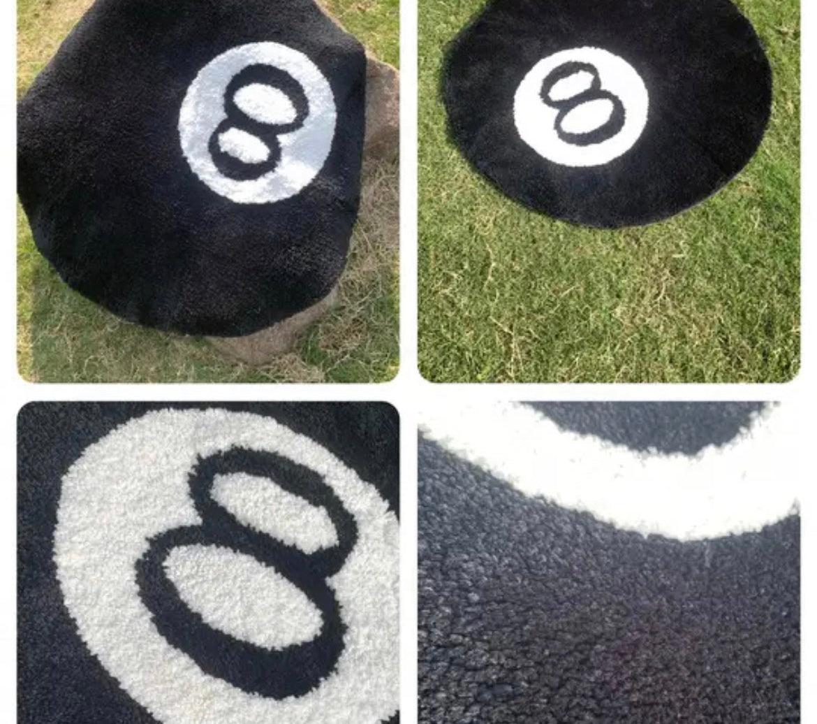 8 Ball Rug - Stussy Black